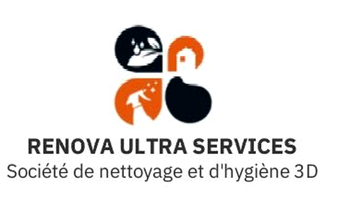 Logo Rénova Ultra Services — société de lutte antiparasitaire et d'hygiène 3D, dératisation désinsectisation déreptilisation désinfection